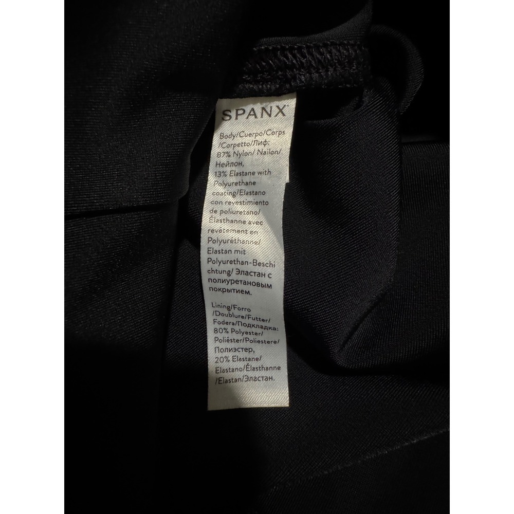 Spanx Faux Leather Leggings Black High Rise Shaper Pants Medium M 20290R - Picture 3 of 5